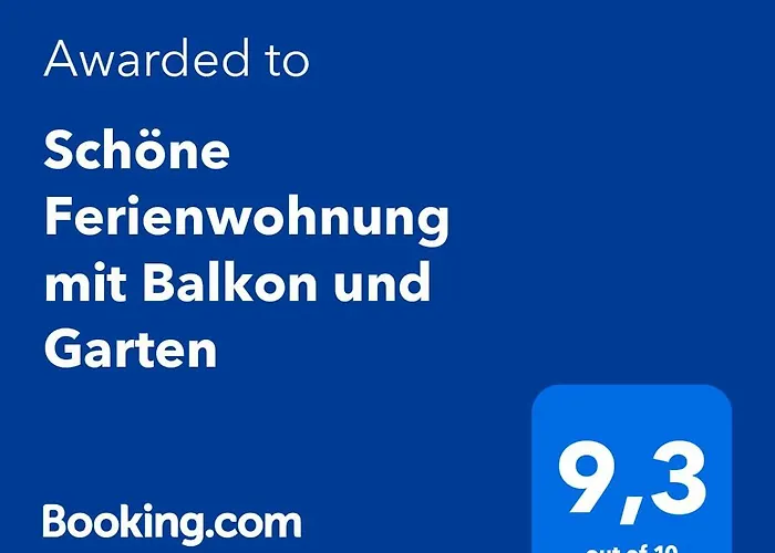 Schoene Ferienwohnung Mit Balkon Und Garten